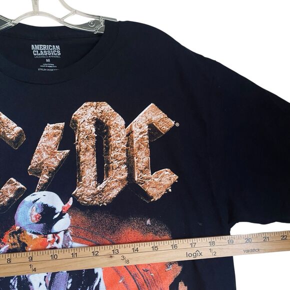 AC/DC Rock Or Bust T Shirt Unisex M Graphic Double Sides Print Official Licensed - Picture 4 of 6